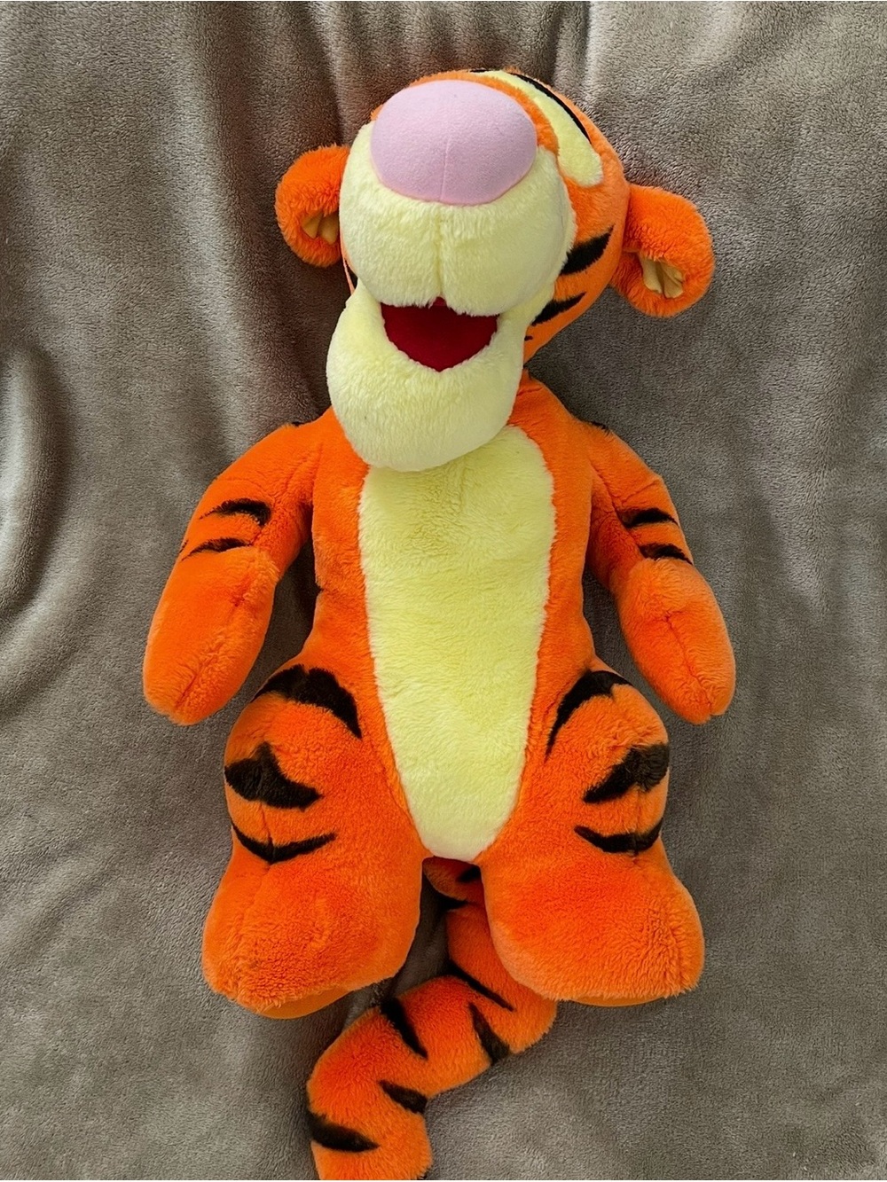 Disney Large 22” Stuffed Standing Tigger Plush - Mattel